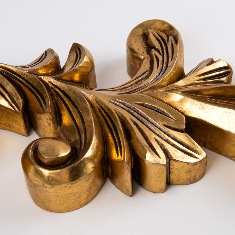 Gold Scroll Decorative Object