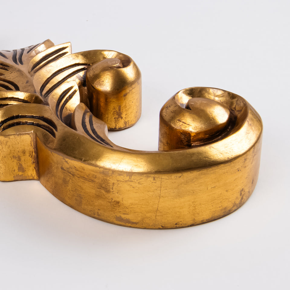 Gold Scroll Decorative Object