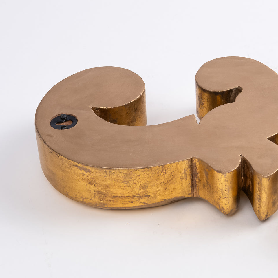 Gold Scroll Decorative Object