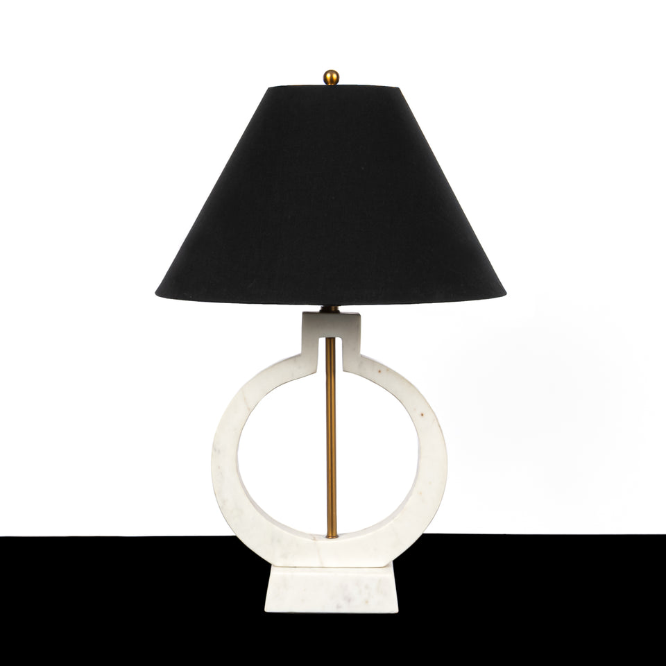 Elysian Marble Illusion Vase Lamp