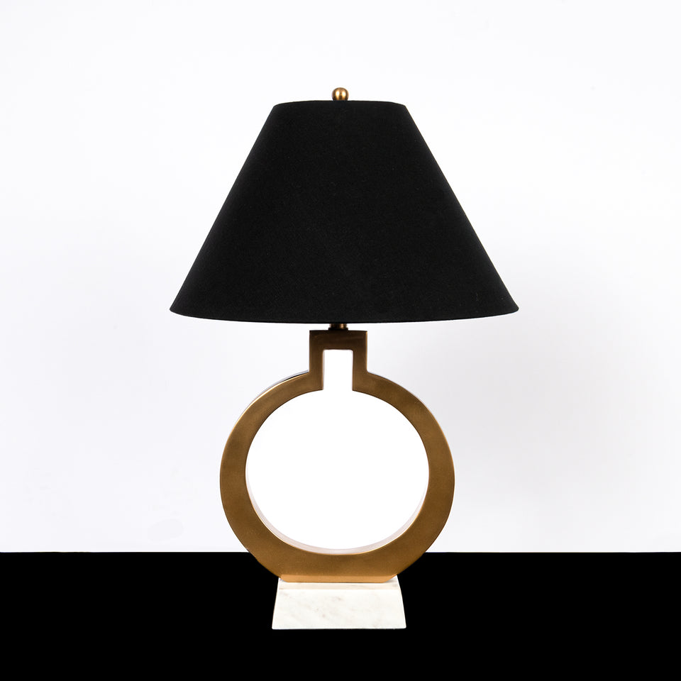 Elysian Brass Illusion Vase Lamp