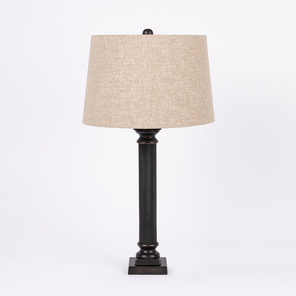 Midnight Grace Tall Textured Metal Lamp