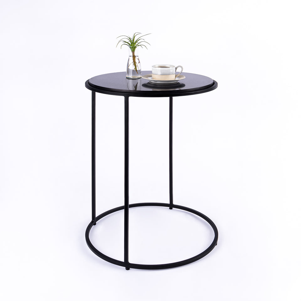Round C Table Black Base