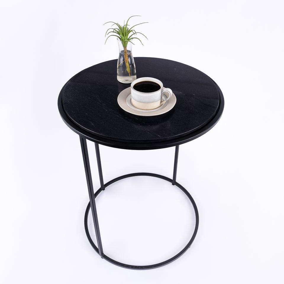 Round C Table Black Base