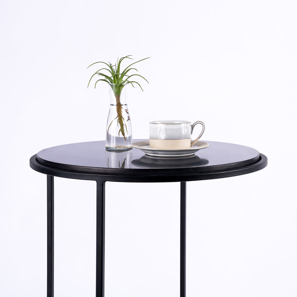 Round C Table Black Base