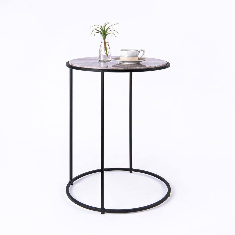 Round C Table Black Base