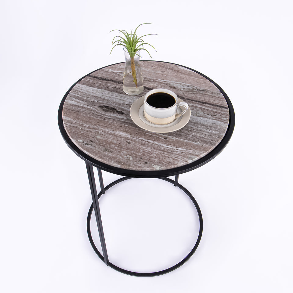 Round C Table Black Base
