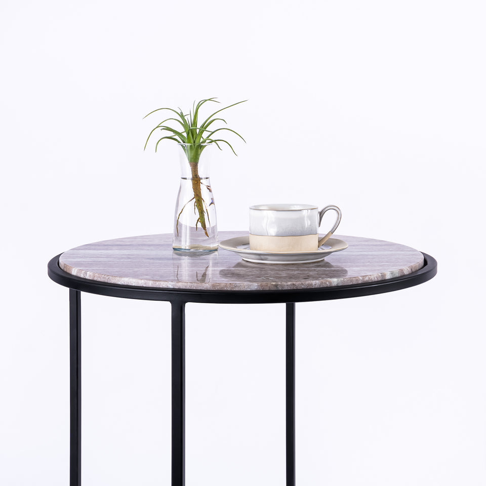Round C Table Black Base