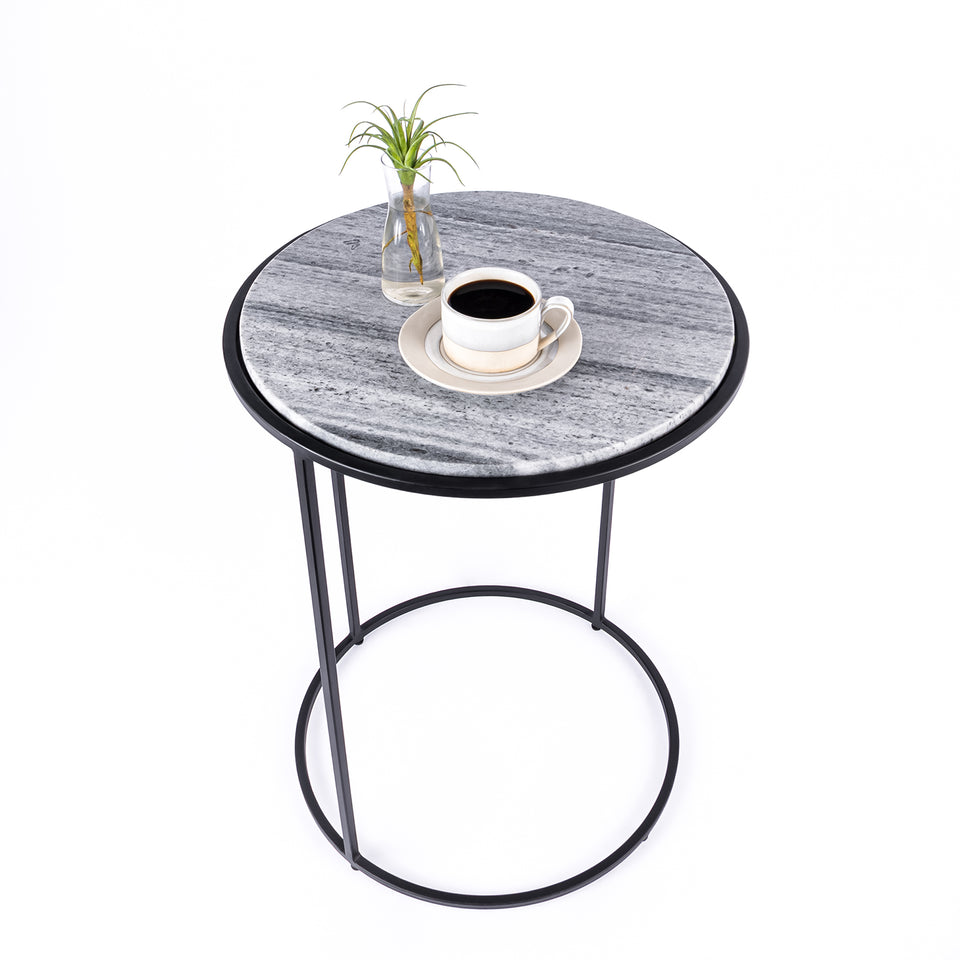 Round C Table Black Base