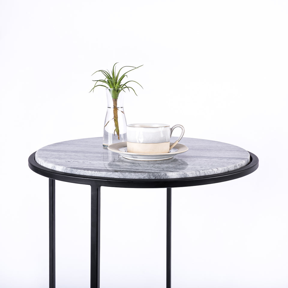 Round C Table Black Base