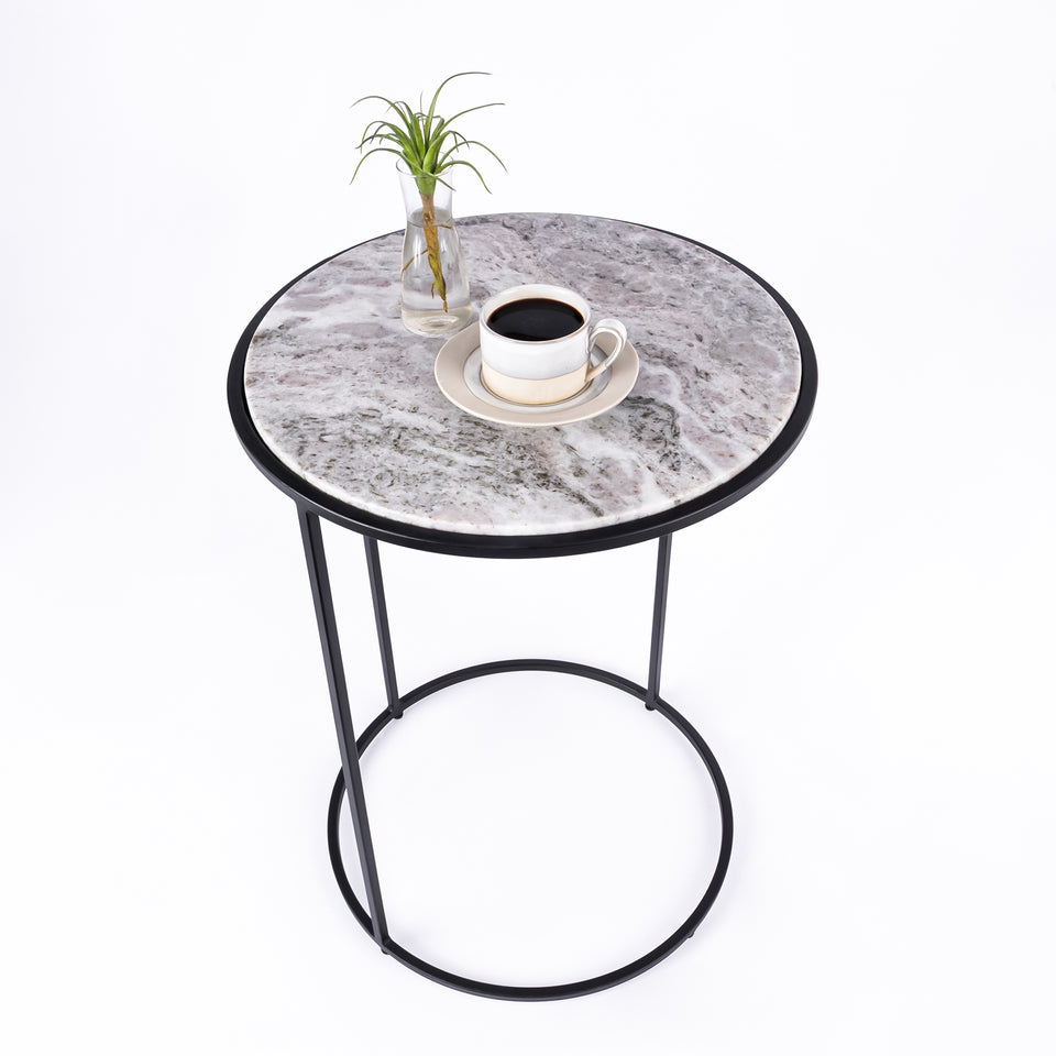 Round C Table Black Base