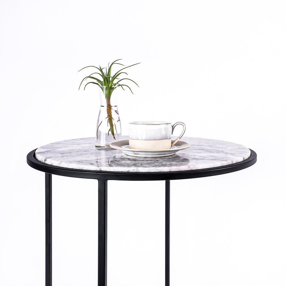 Round C Table Black Base