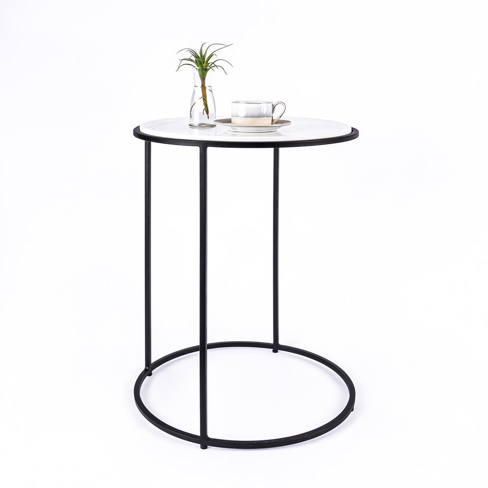 Round C Table Black Base