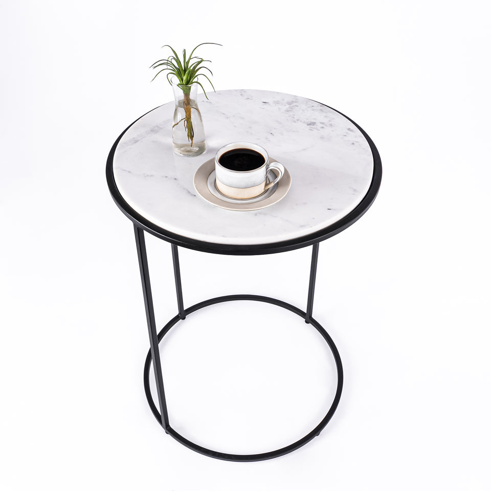 Round C Table Black Base