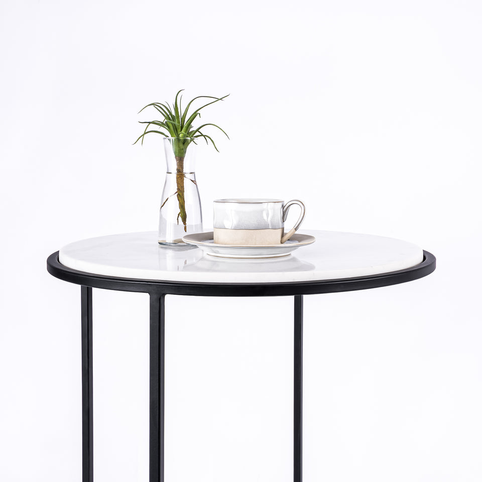 Round C Table Black Base
