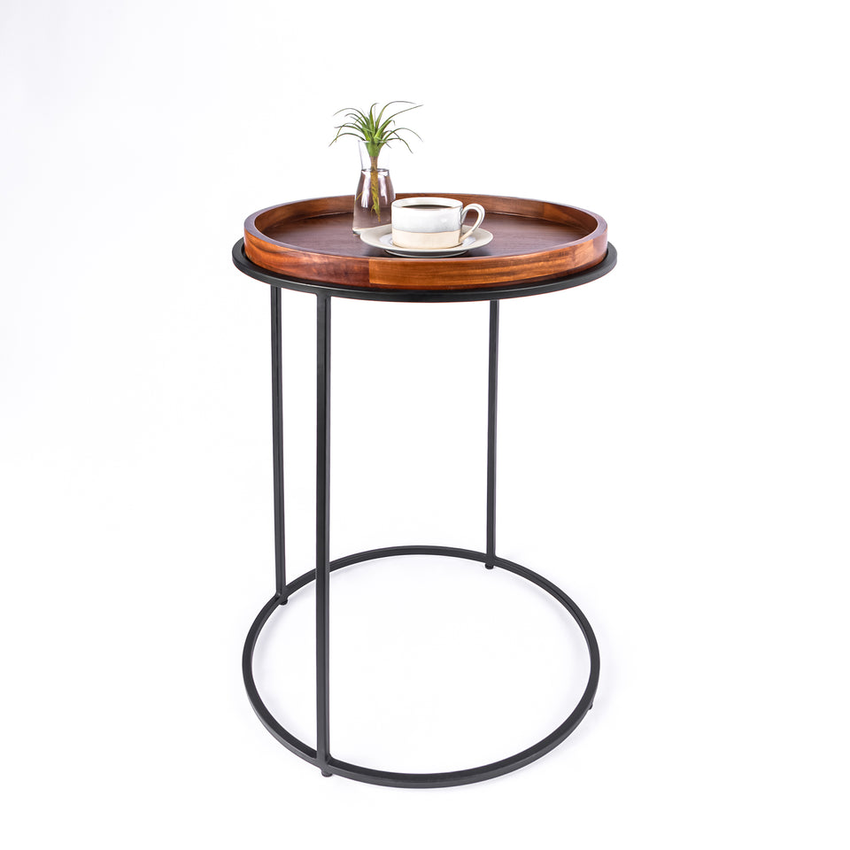 Round C Table Black Base