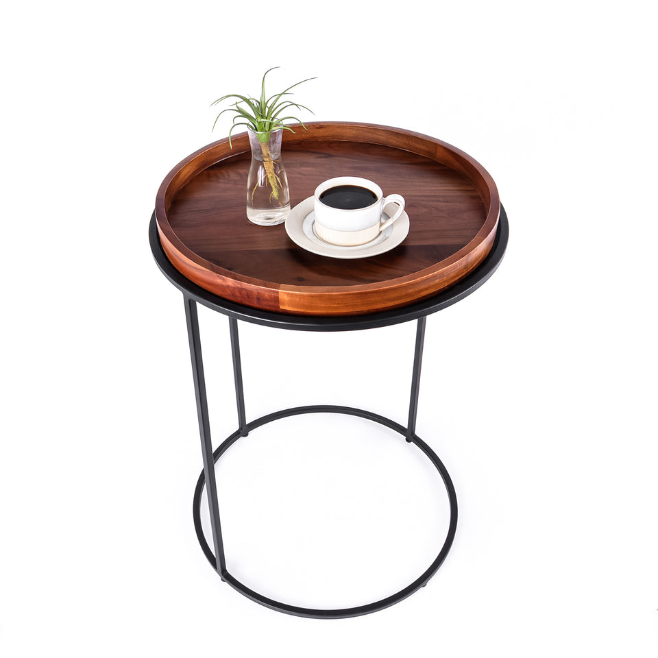 Round C Table Black Base