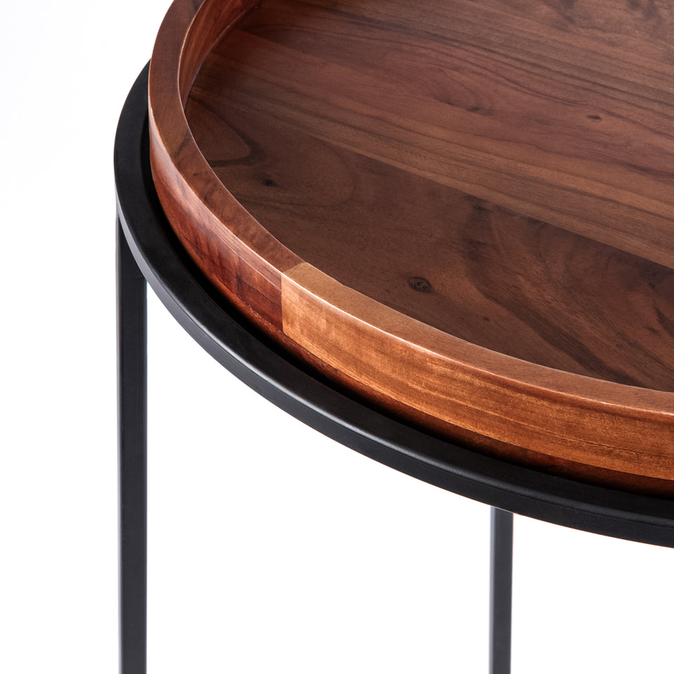 Round C Table Black Base