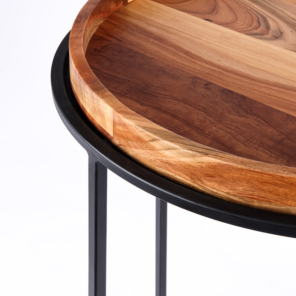 Round C Table Black Base