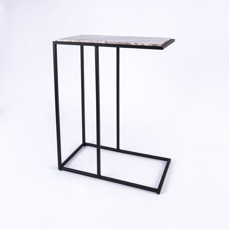 Rectangular C Table Black Base