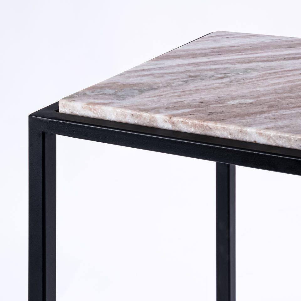 Rectangular C Table Black Base