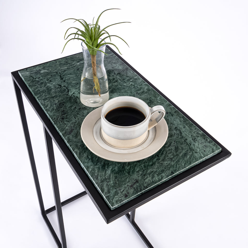 Rectangular C Table Black Base