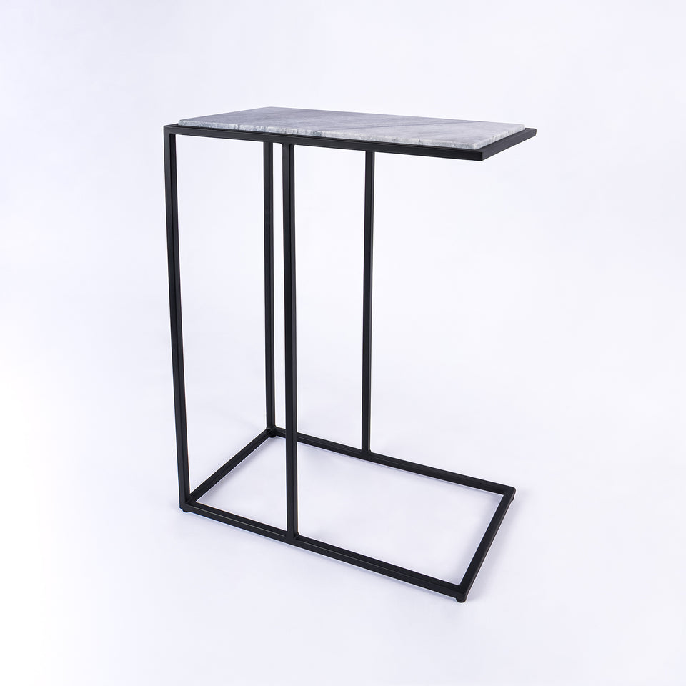 Rectangular C Table Black Base