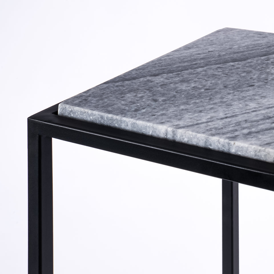 Rectangular C Table Black Base