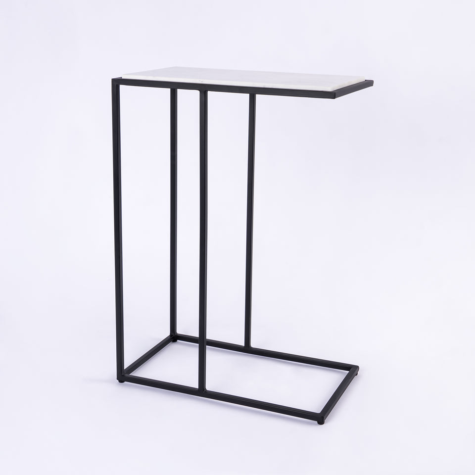 Rectangular C Table Black Base
