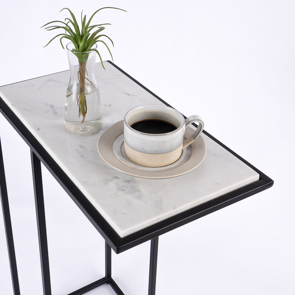 Rectangular C Table Black Base