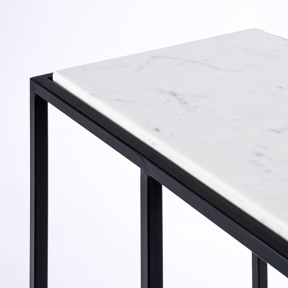 Rectangular C Table Black Base
