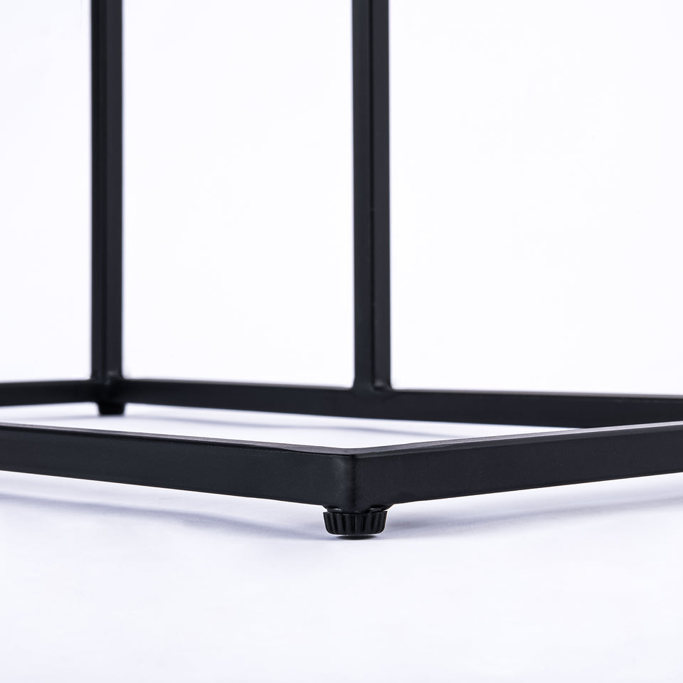 Rectangular Tray C-Table Black Base