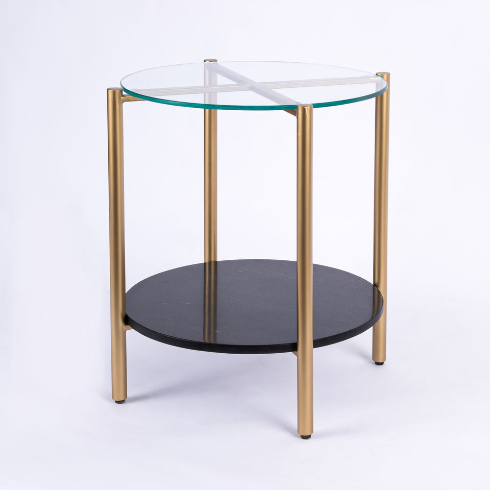 Transitional Gold Base Round 2 Tier Table