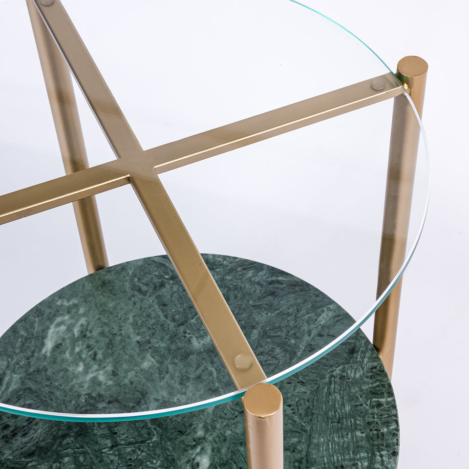 Transitional Gold Base Round 2 Tier Table