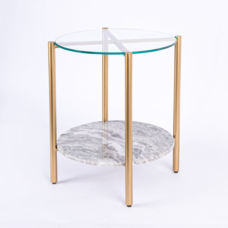 Transitional Gold Base Round 2 Tier Table