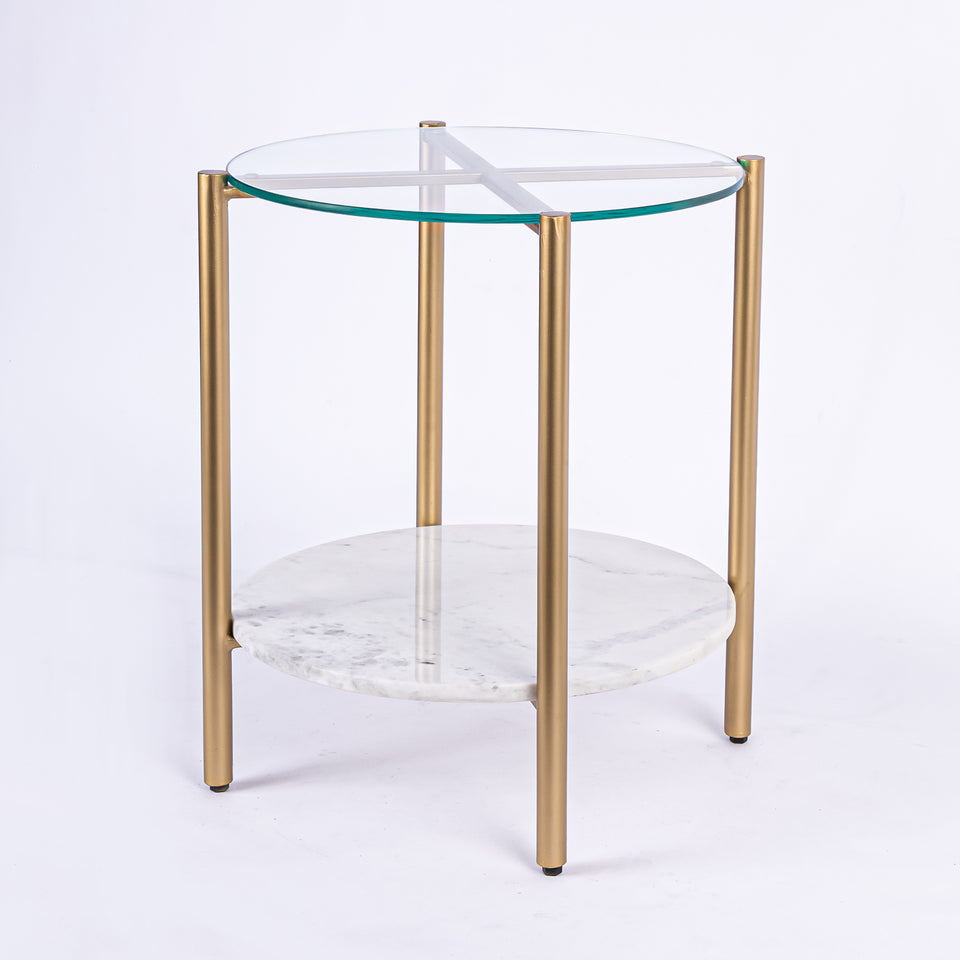 Transitional Gold Base Round 2 Tier Table