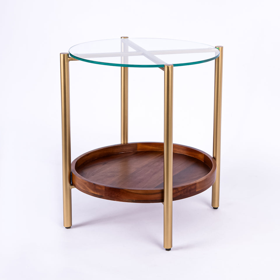 Transitional Gold Base Round 2 Tier Table