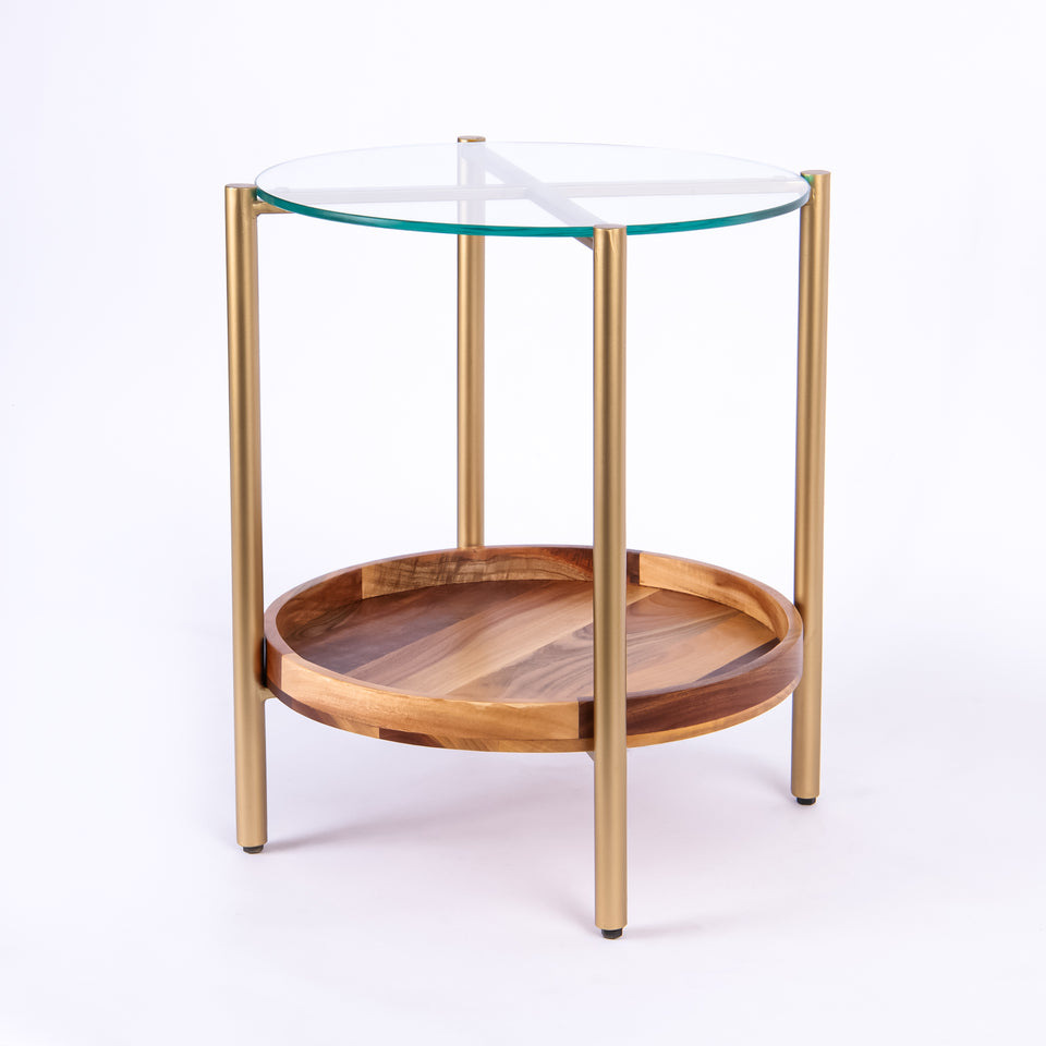 Transitional Gold Base Round 2 Tier Table