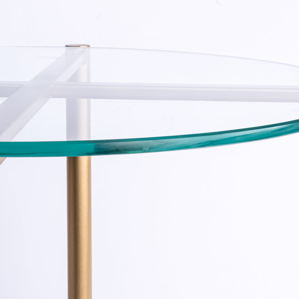 Transitional Gold Base Round 2 Tier Table