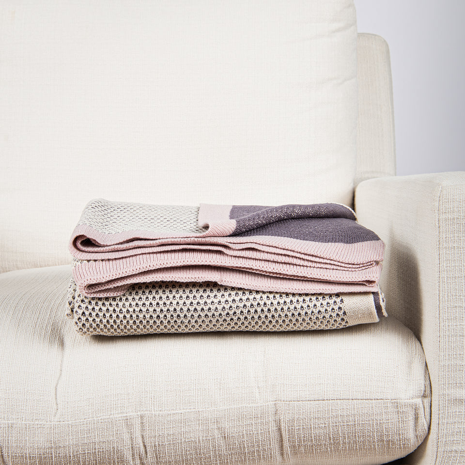 Woven Honeycomb Throw