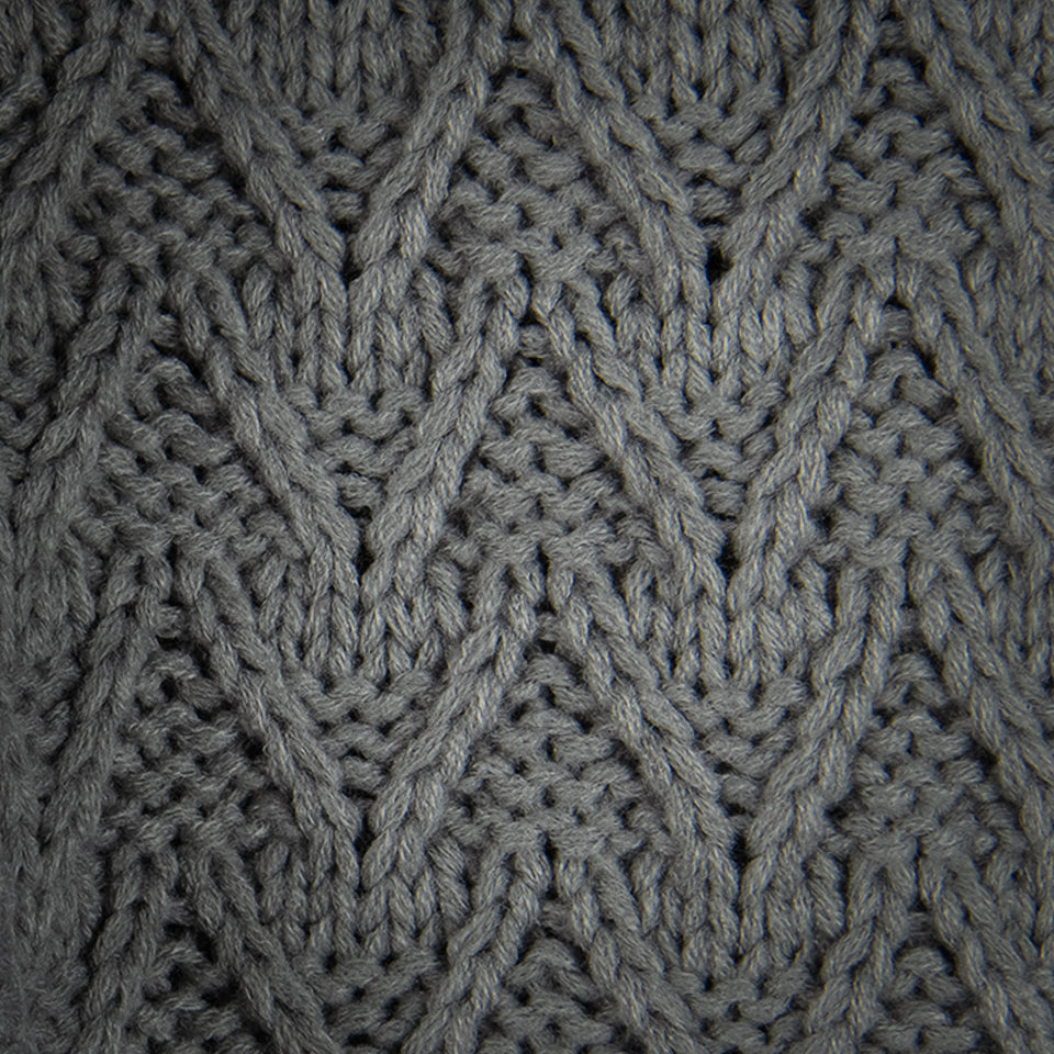 Knitted Tassel Throw