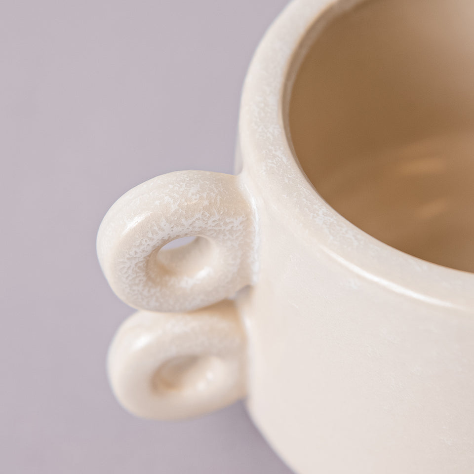 Loops Contemporary Ceramic Pot