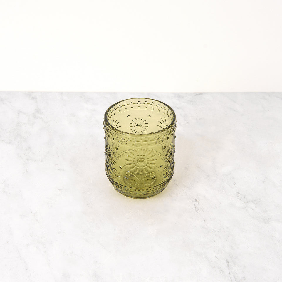 Embossed Drinking Glass