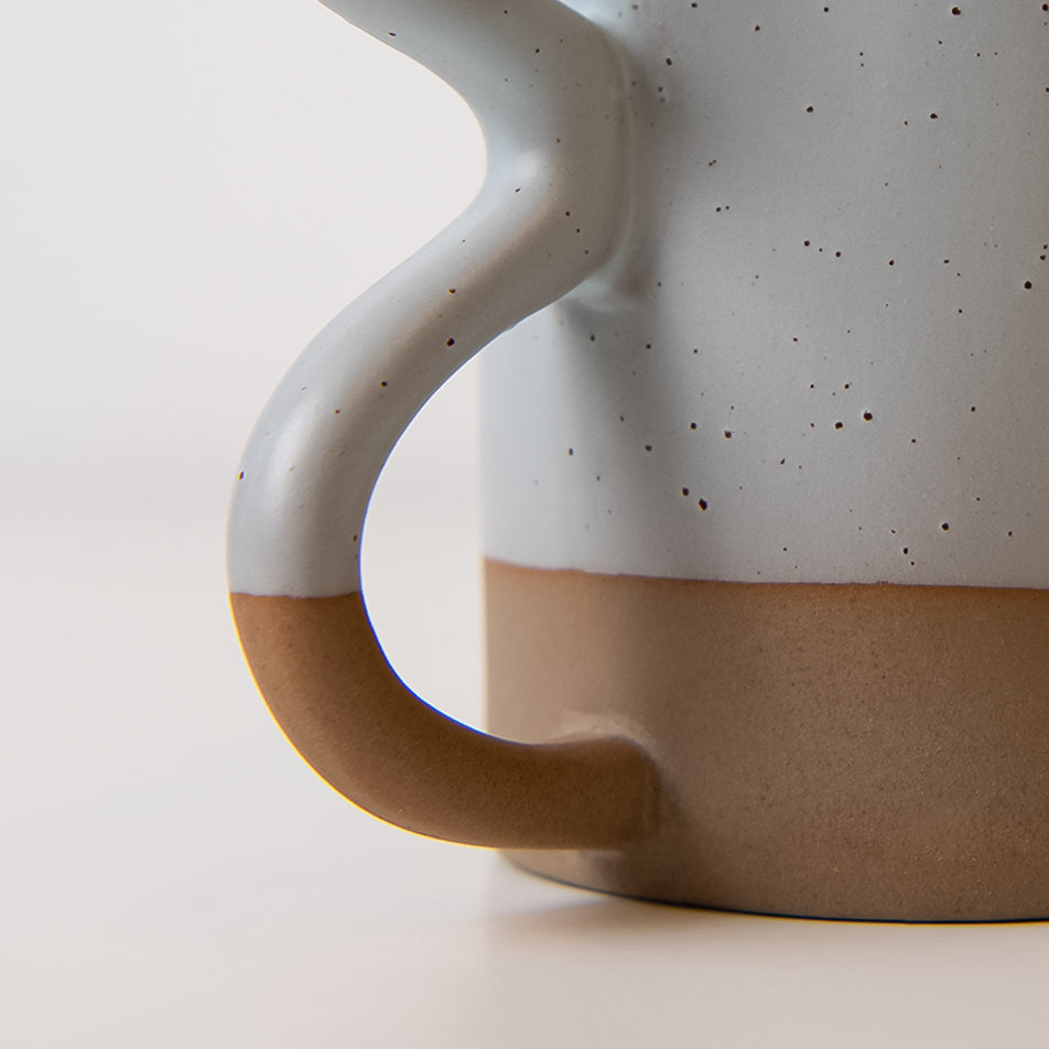 Matte Speckled Stoneware Mug