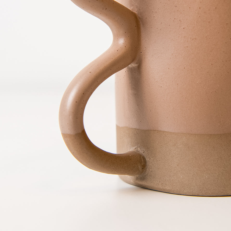 Matte Speckled Stoneware Mug