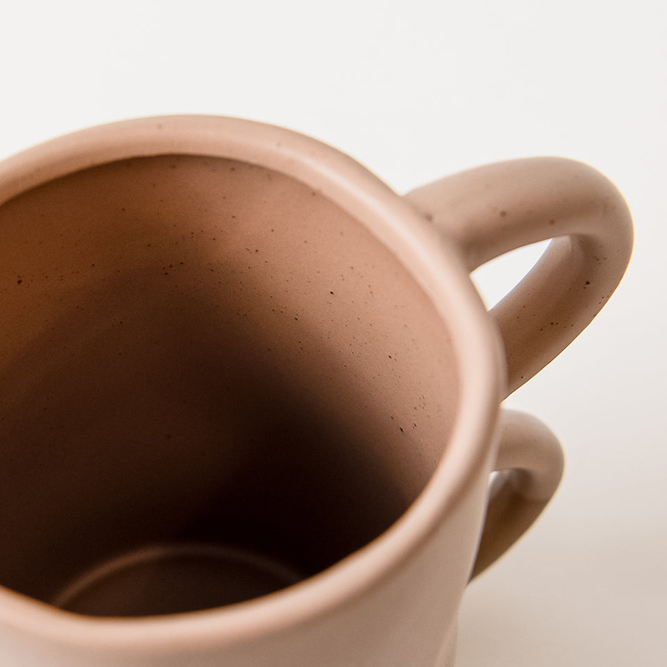 Matte Speckled Stoneware Mug