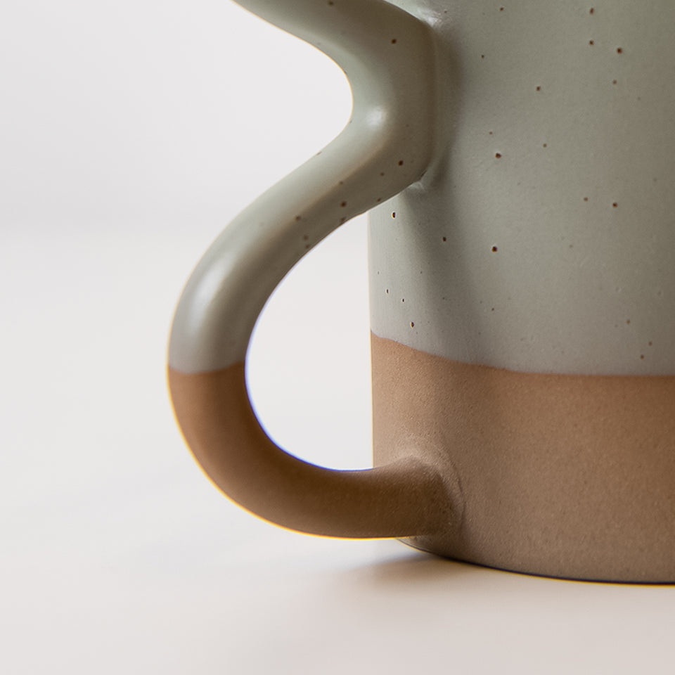 Matte Speckled Stoneware Mug