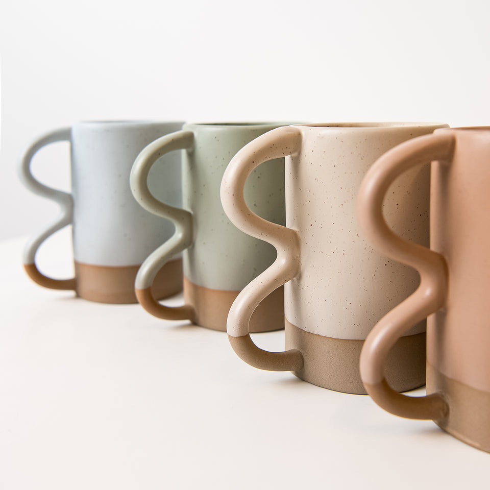 Matte Speckled Stoneware Mug