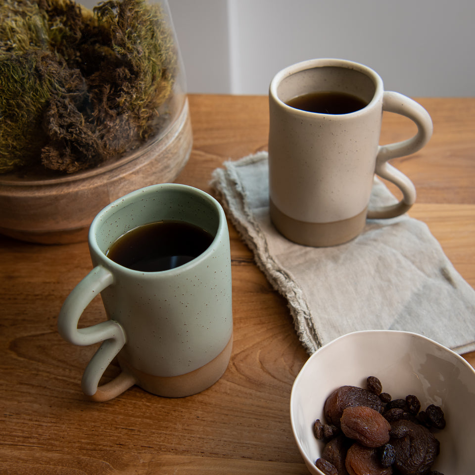 Matte Speckled Stoneware Mug