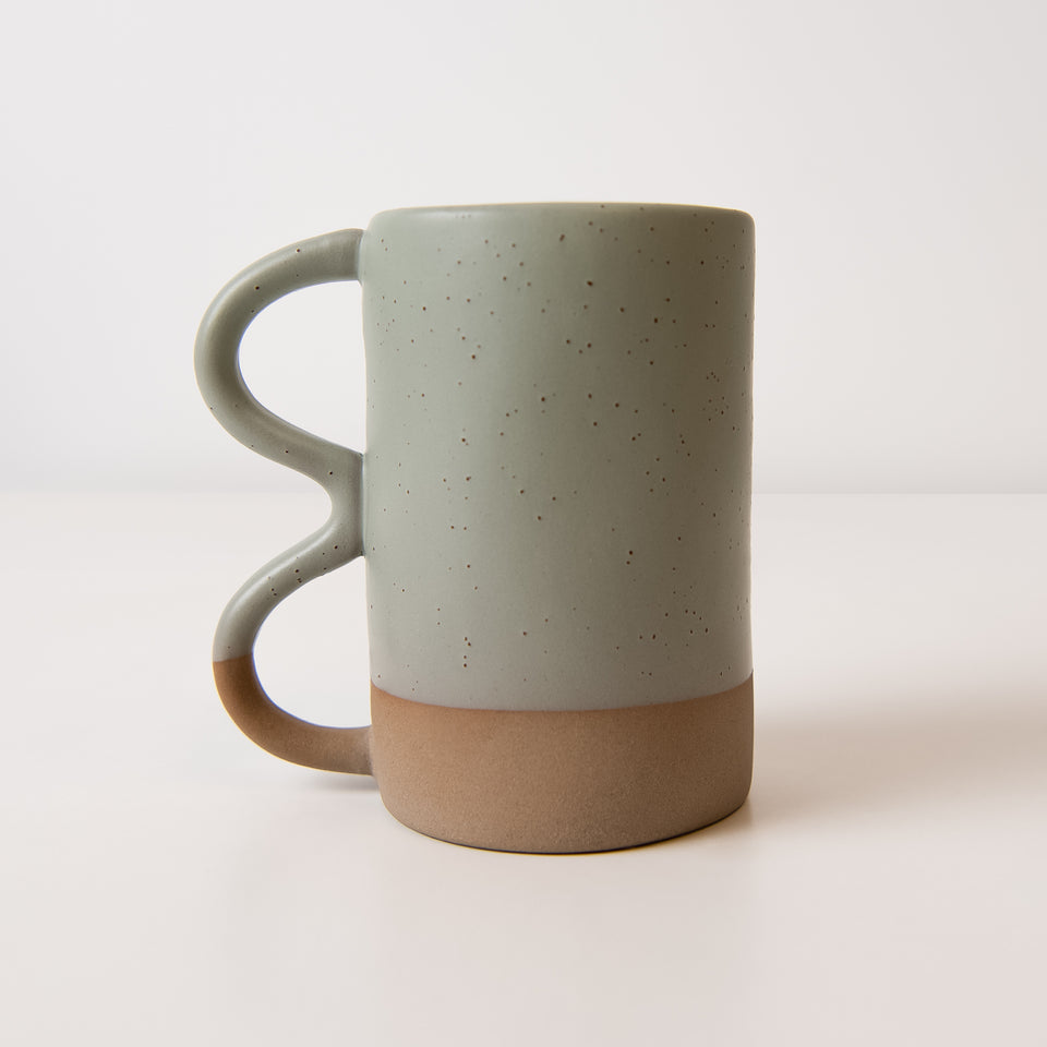 Matte Speckled Stoneware Mug